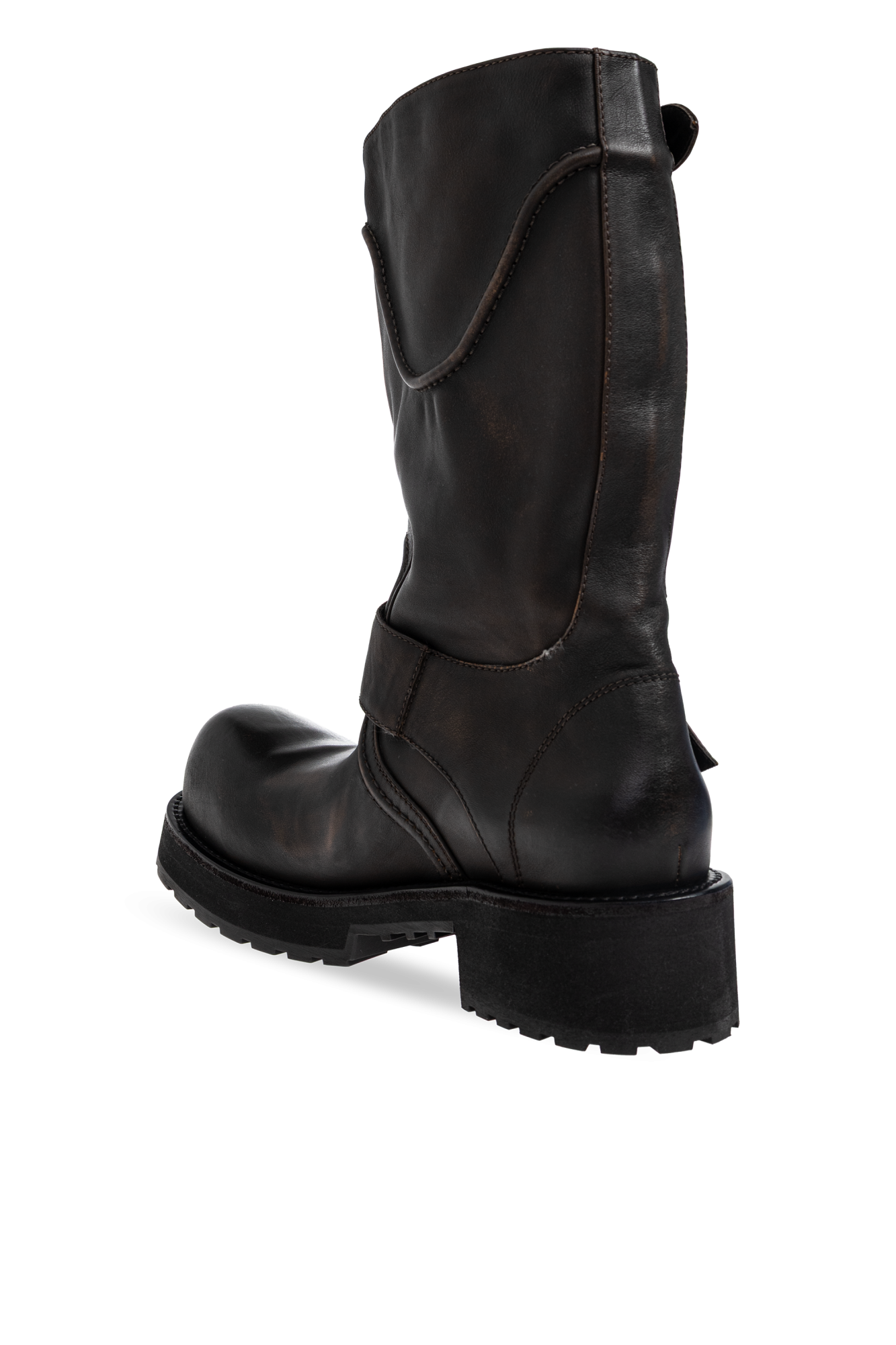 Brown Venom leather shoes Balenciaga - Vitkac Canada